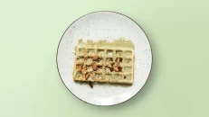 Waffle Pistakio Fruta të Thata