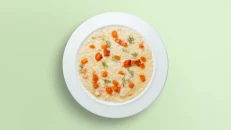 Rizoto me Salmon të Tymosur