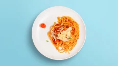 Spagheti Pomodorini Mozzarela