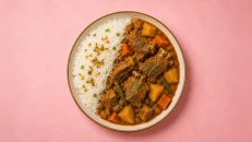 Salona lamb with white rice