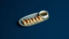 Fish and Shrimp Gyoza