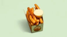 Churros me çokollatë të Bardhë