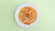 Risotto me Karkalec & Kungull