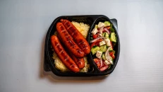 Rizoto me Llukanik Fshati & Sallatë Mix