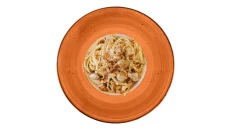Fettuccine Alfredo me Pule