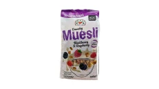 Muesli crunchy blackberry & rapsberry
