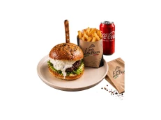 Bufala Burger + Patate + Coca Cola