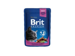Brit Premium Cat Pouches with Chicken & Turkey 