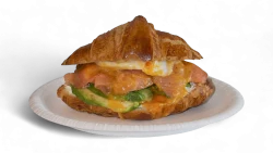 Smoked Salmon Benedict Croissant