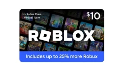 10 ROBLOX GIFTCARD