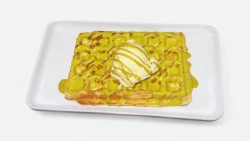 Waffle Pistachio & Akullore