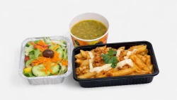 Penne Bolognese , Sup Pule , Sallat Mix