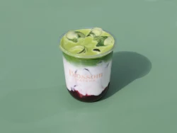 Blueberry Matcha Latte Iced 