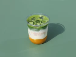 Mango Matcha Latte Iced