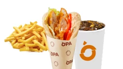 Schnitzel Pita Big Combo