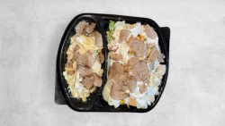 Casarece Alfredo & Caesar Salad